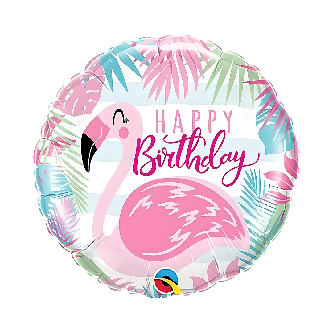 Compra Globo Happy Birthday Flamingo Rosado en Partymax. Bogotá. Imagen #1.