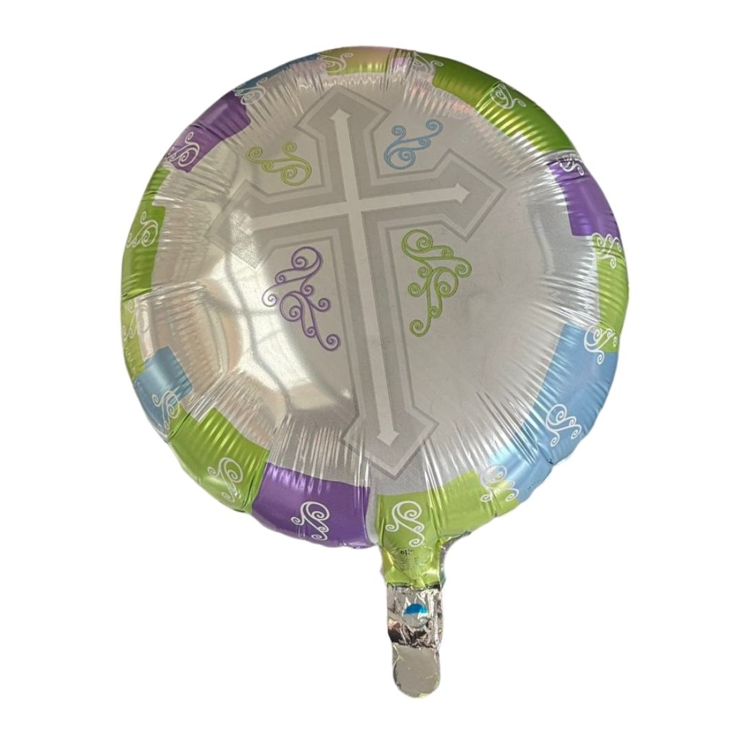 Compra Globo Met Primera Comunion Cruz en Partymax. Bogotá. Imagen #1.