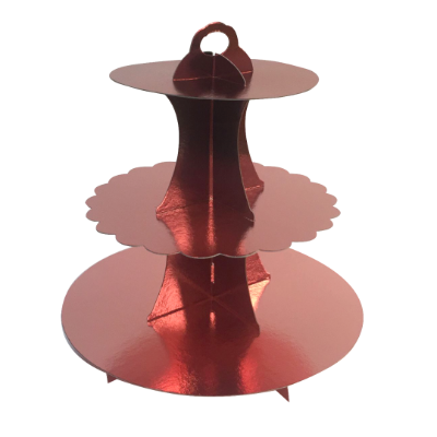 Compra Torre Cupcakes Oro Rosa en Partymax. Bogotá. Imagen #1.