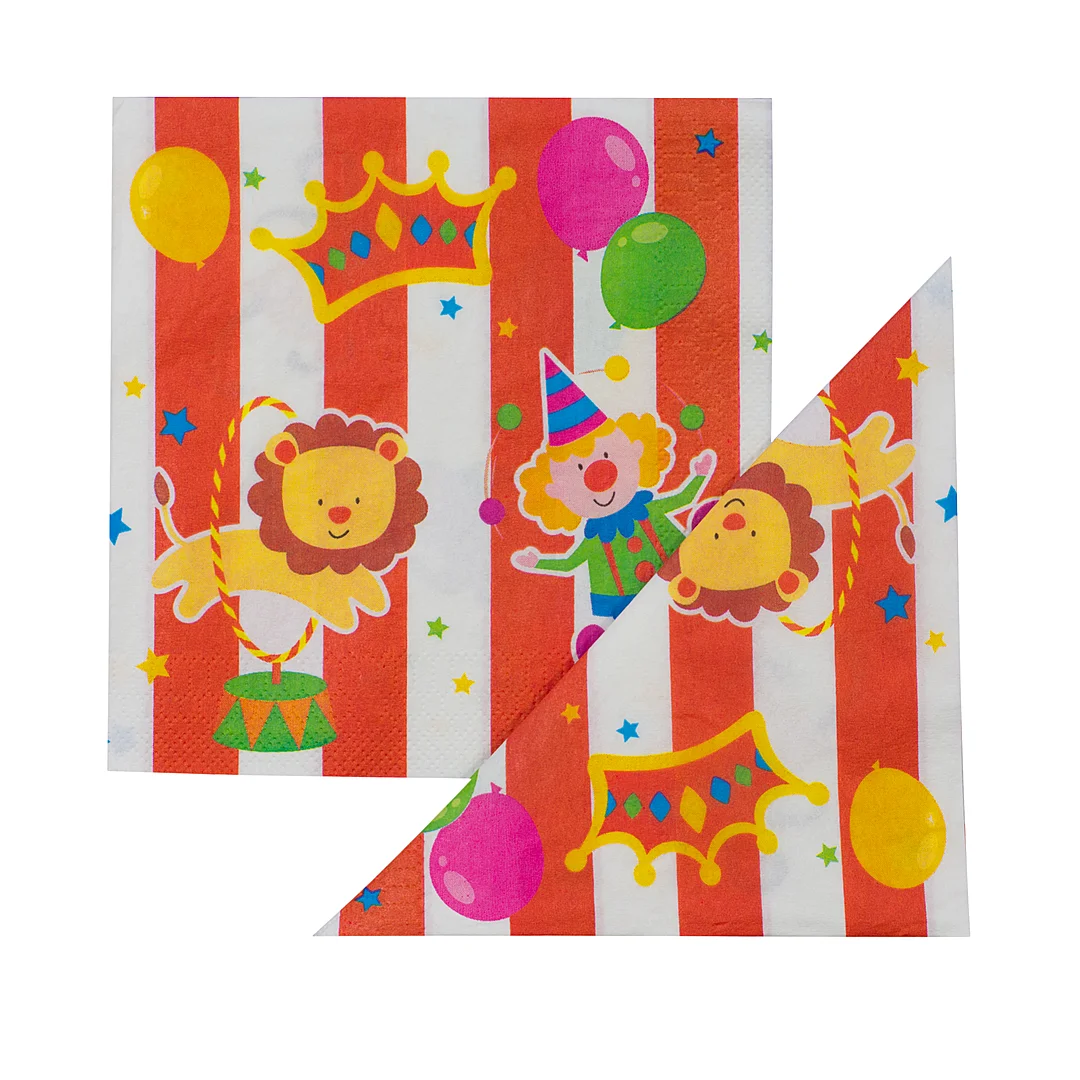 Compra Servilletas Circo * 20Unidades en Partymax. Bogotá. Imagen #1.