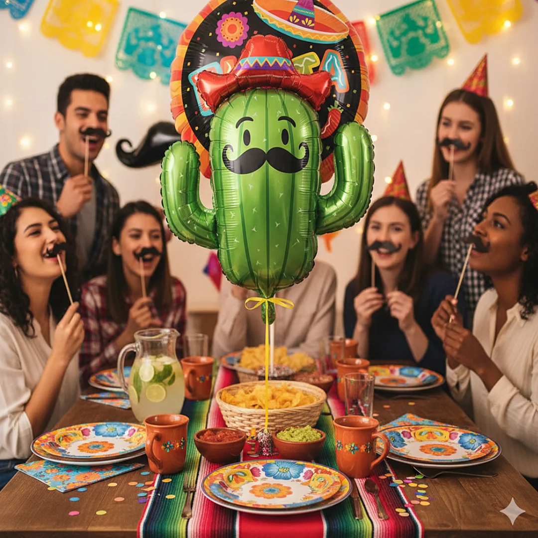 Compra Globo Metalizado Cactus Niña /Niño *2 Unidades en Partymax. Bogotá. Imagen #2.