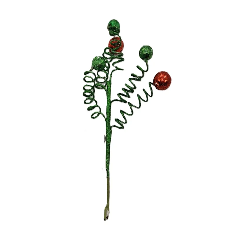 Compra Pick Navideño Con Resorte Bolitas Verde-Rojo en Partymax. Bogotá. Imagen #1.