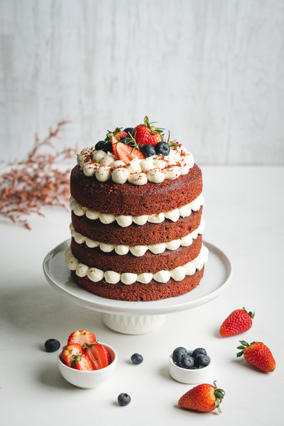 Contrata el servicio de Torta Red Velvet en Partymax. Imagen #1