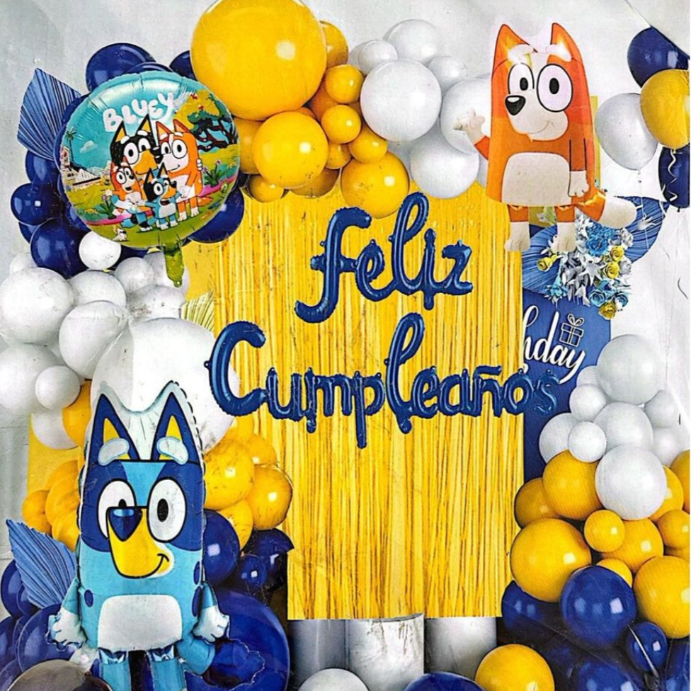 Compra Kit de Globos Bluey *75 Piezas en Partymax. Bogotá. Imagen #1.
