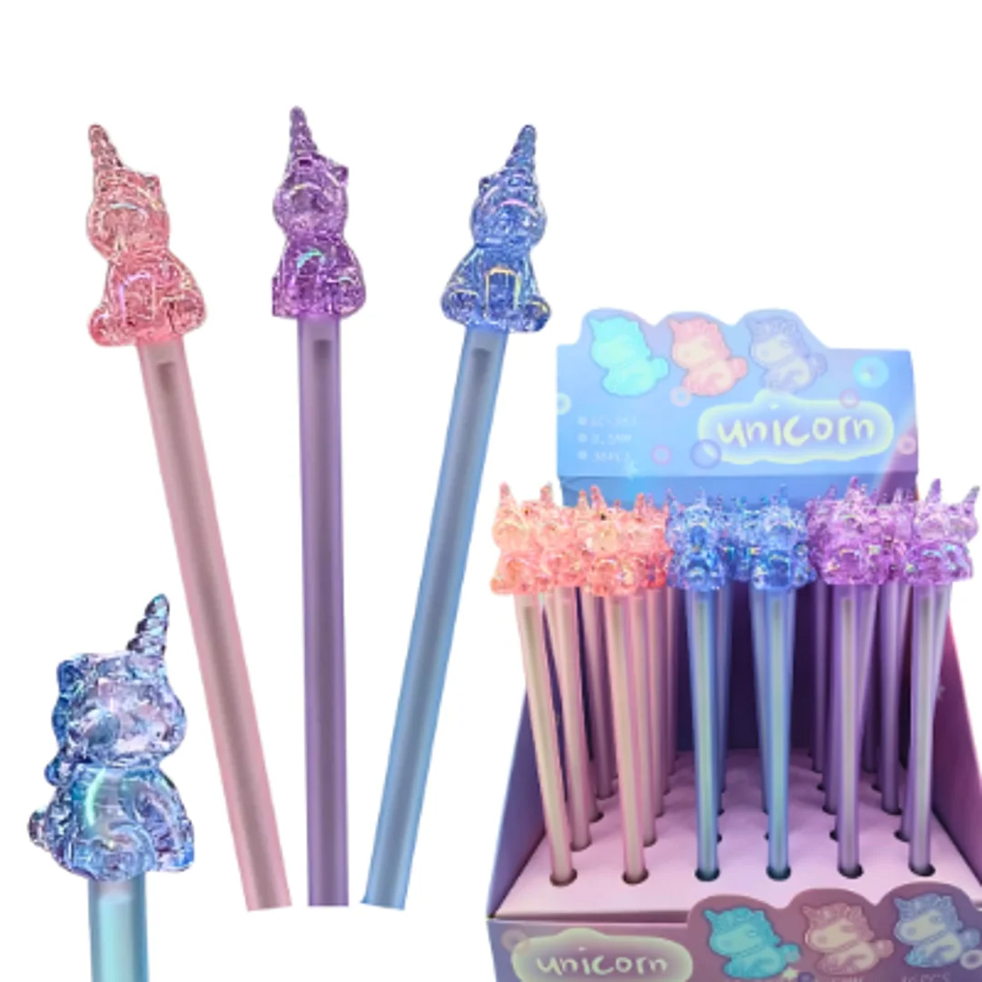 Compra Esfero Unicornio Cristal *3 Unidades en Partymax. Bogotá. Imagen #1.