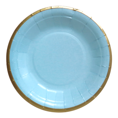 Compra Plato Redondo Pequeño 6" Azul Pastel *10 Unidades en Partymax. Bogotá. Imagen #1.
