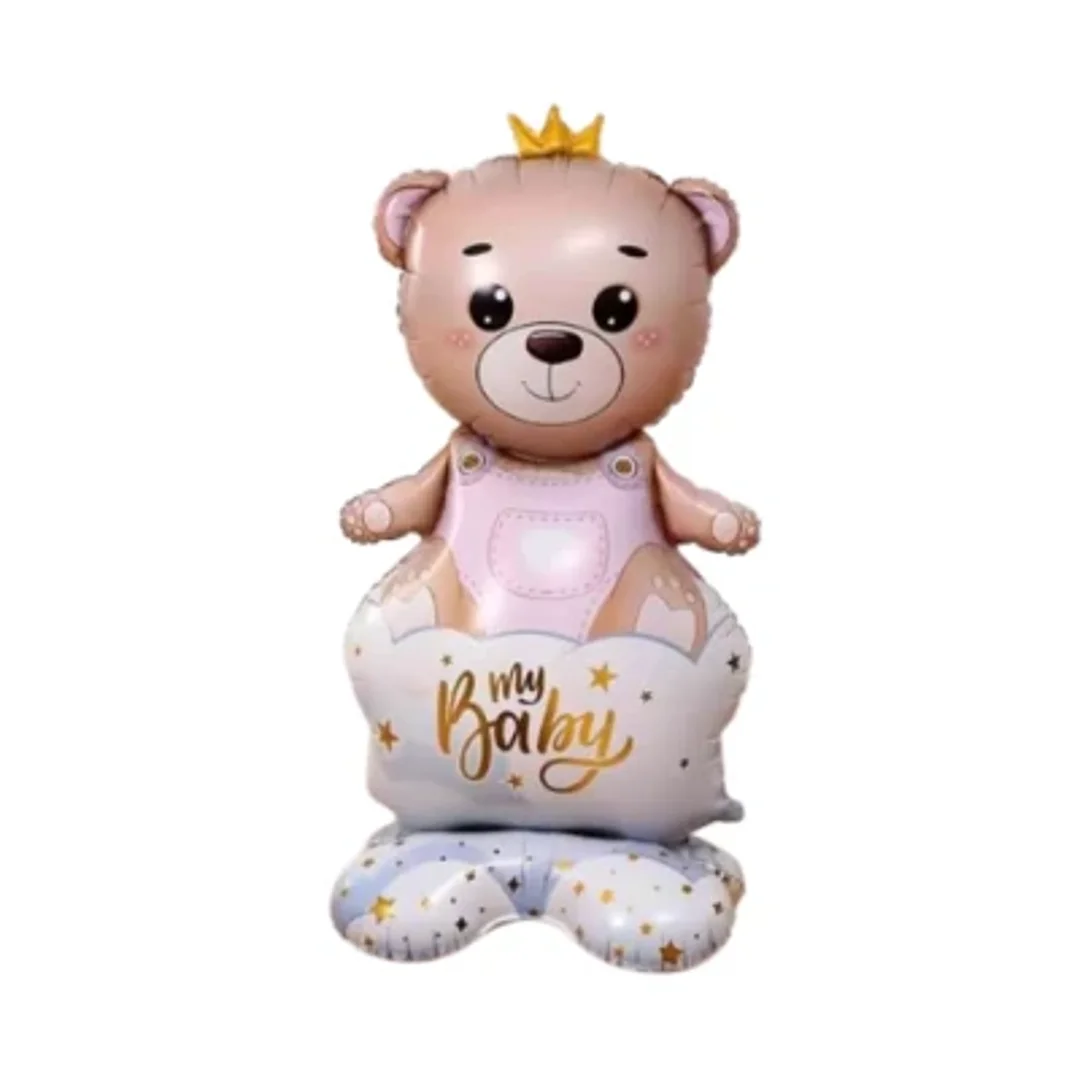 Compra Globo Metalizado Baby Shower Oso Gigante Rosado en Partymax. Bogotá. Imagen #1.