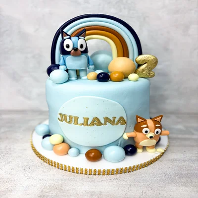 Contrata el servicio de Torta Blue en Partymax. Imagen #1