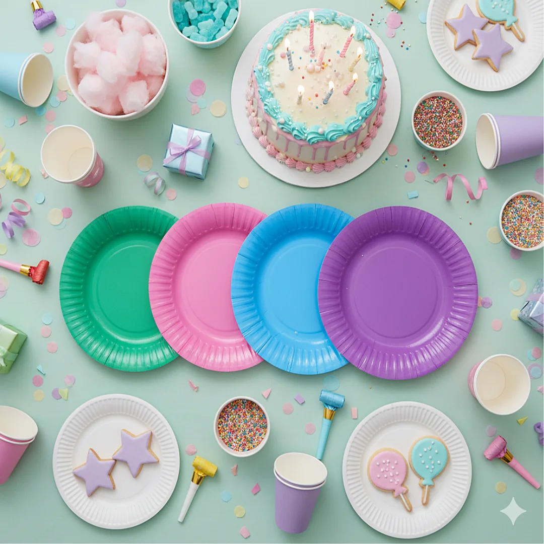 Compra Plato Redondo 7" Temática Pastel Surtido *12 Unidades en Partymax. Bogotá. Imagen #2.