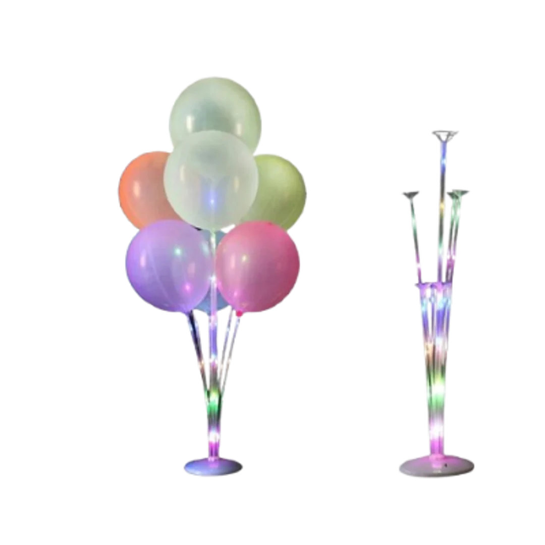 Compra Base Iluminada para 7 Globos en Partymax. Bogotá. Imagen #1.