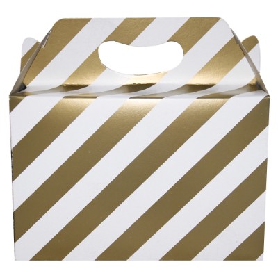 Compra Caja Sorpresa Rayas Dorado/Blanco *6 Unidades en Partymax. Bogotá. Imagen #1.