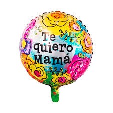 Compra Globo Te Quiero Mamá Con Flores en Partymax. Bogotá. Imagen #1.
