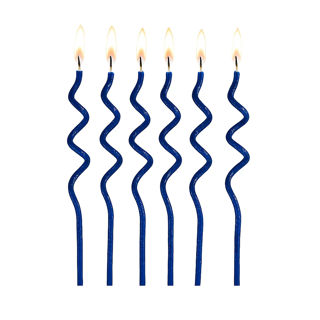 Compra Vela Espiral Sahara Azul *10 Unidades en Partymax. Bogotá. Imagen #1.