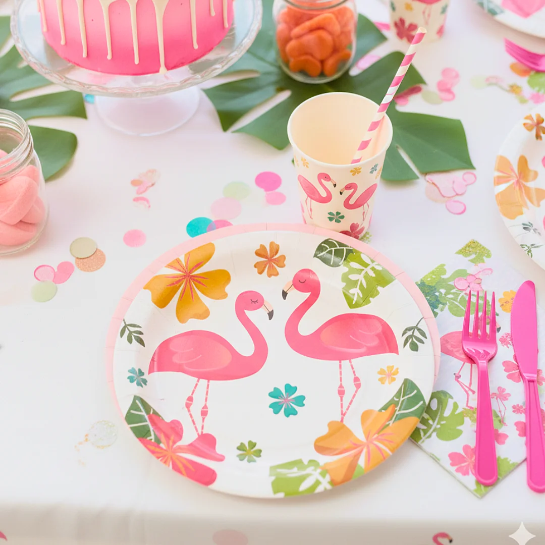 Compra Plato Redondo 6" Flamingo *10 Unidades en Partymax. Bogotá. Imagen #2.