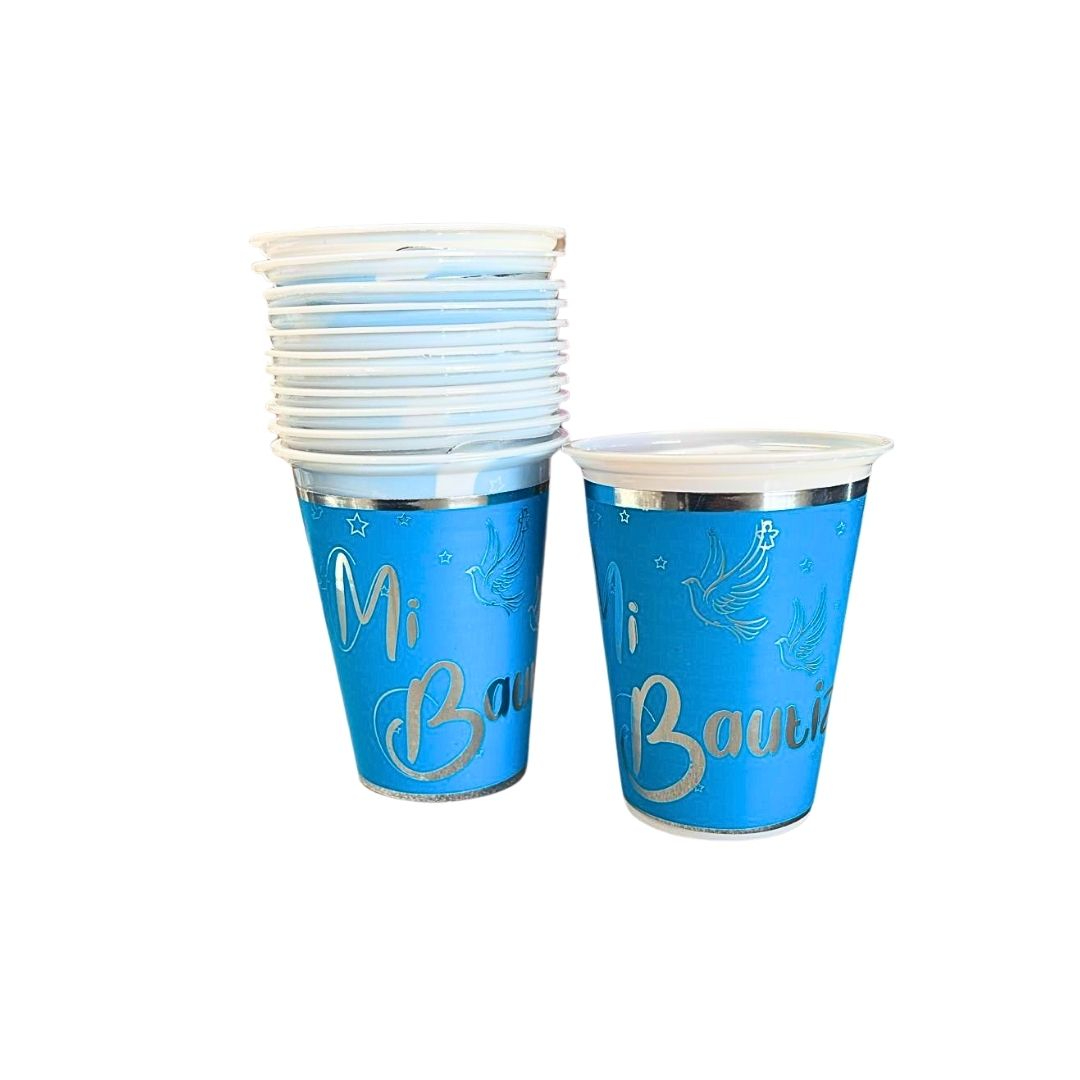 Compra Vaso 9 Onzas Azul Mi Bautizo *12 Unidades en Partymax. Bogotá. Imagen #1.