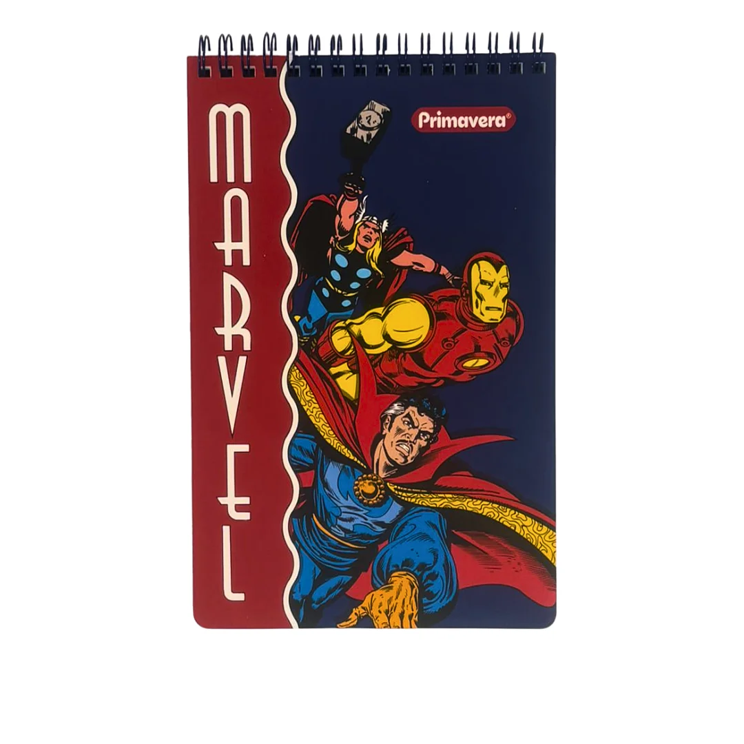 Compra Cuaderno Rayado Argollado Vertical Marvel Comic *80 Hojas en Partymax. Bogotá. Imagen #1.