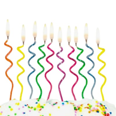 Compra aquí Vela Espiral Carnaval *10 Unidades #1