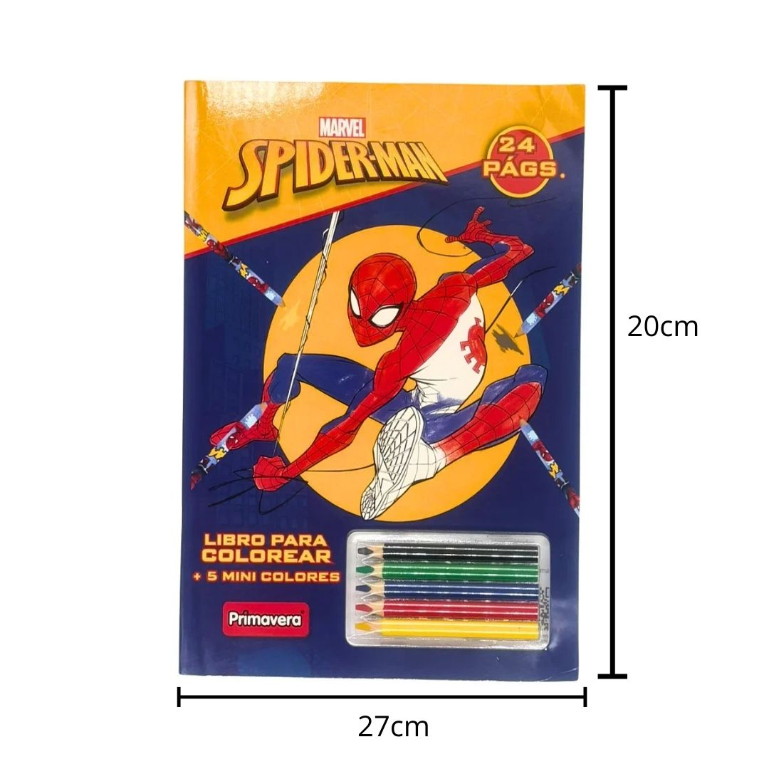 Compra Set Libro para Colorear Spiderman *24 Paginas en Partymax. Bogotá. Imagen #2.