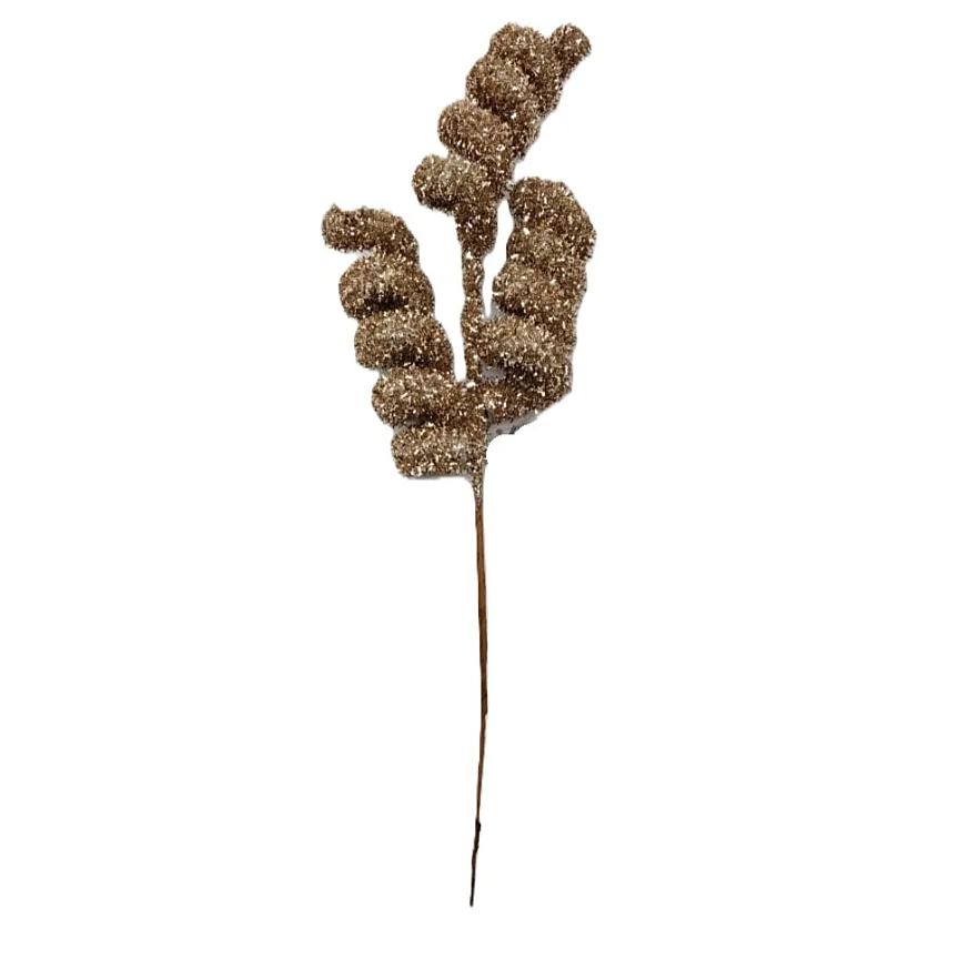 Compra Follaje Navideño Espiga Espiral Dorada en Partymax. Bogotá. Imagen #1.