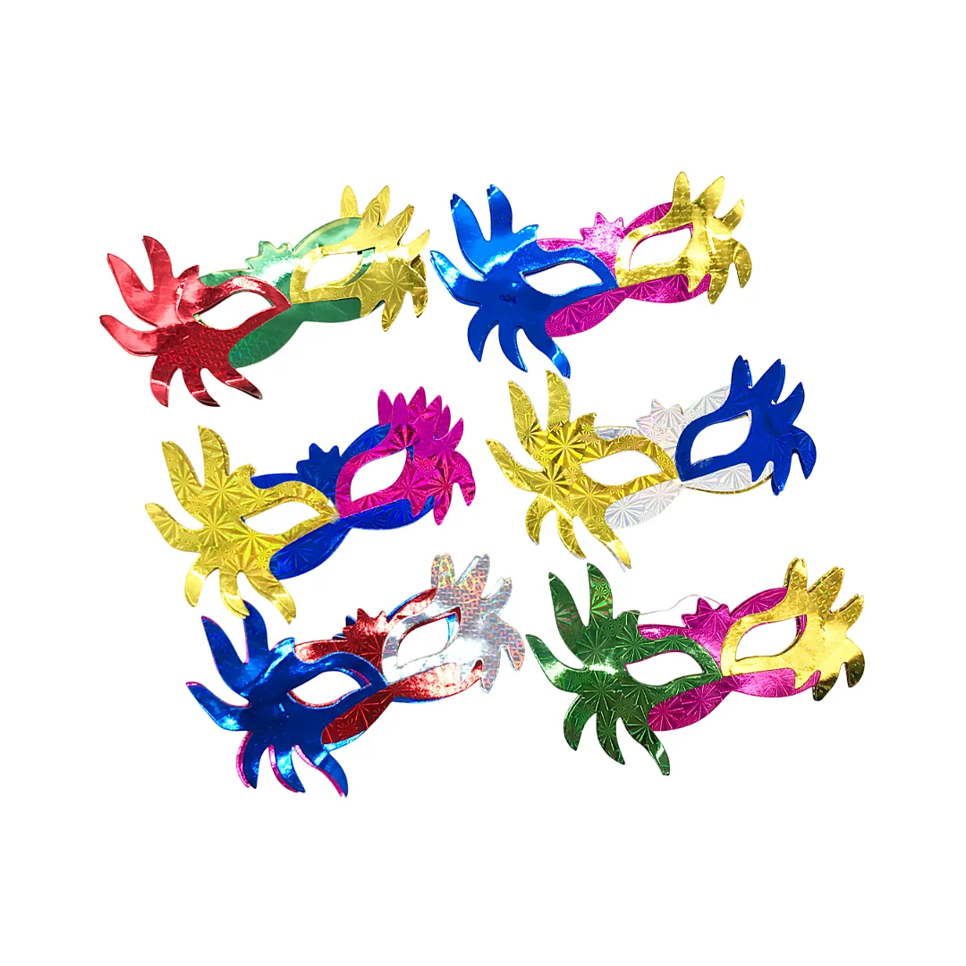 Compra Antifaz de Cartón Carnaval Surtidos * 12 Unidades en Partymax. Bogotá. Imagen #1.