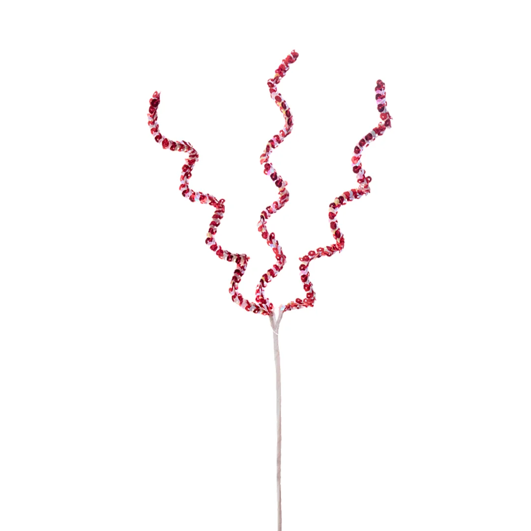 Compra Pick Navideño Con Lentejuelas Rojo-Blanco en Partymax. Bogotá. Imagen #1.