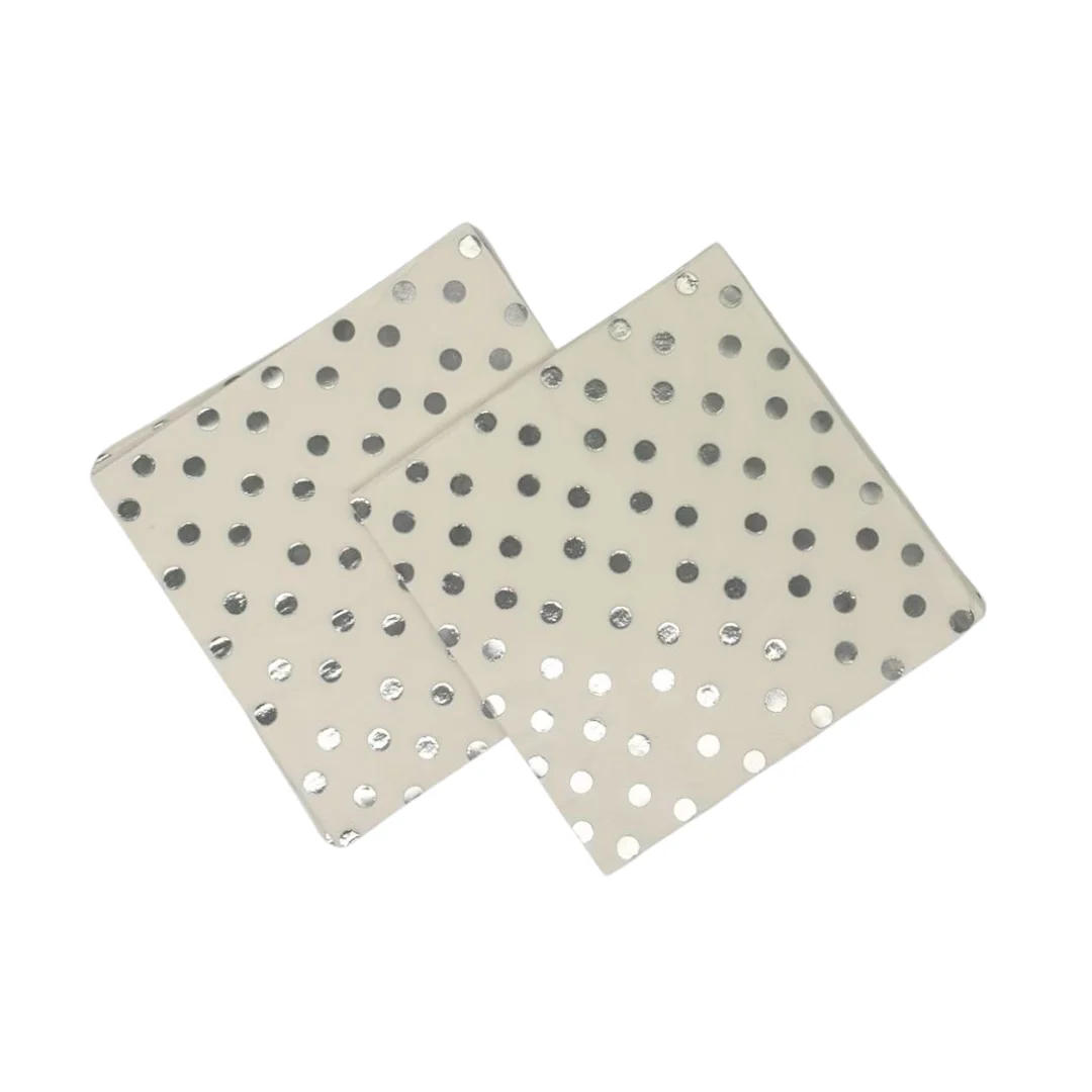 Compra Servilleta Puntos Pequeños Plateado -Blanco *20 Unidades en Partymax. Bogotá. Imagen #1.