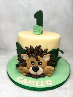 Contrata el servicio de Torta Leon Infantil en Partymax. Imagen #1