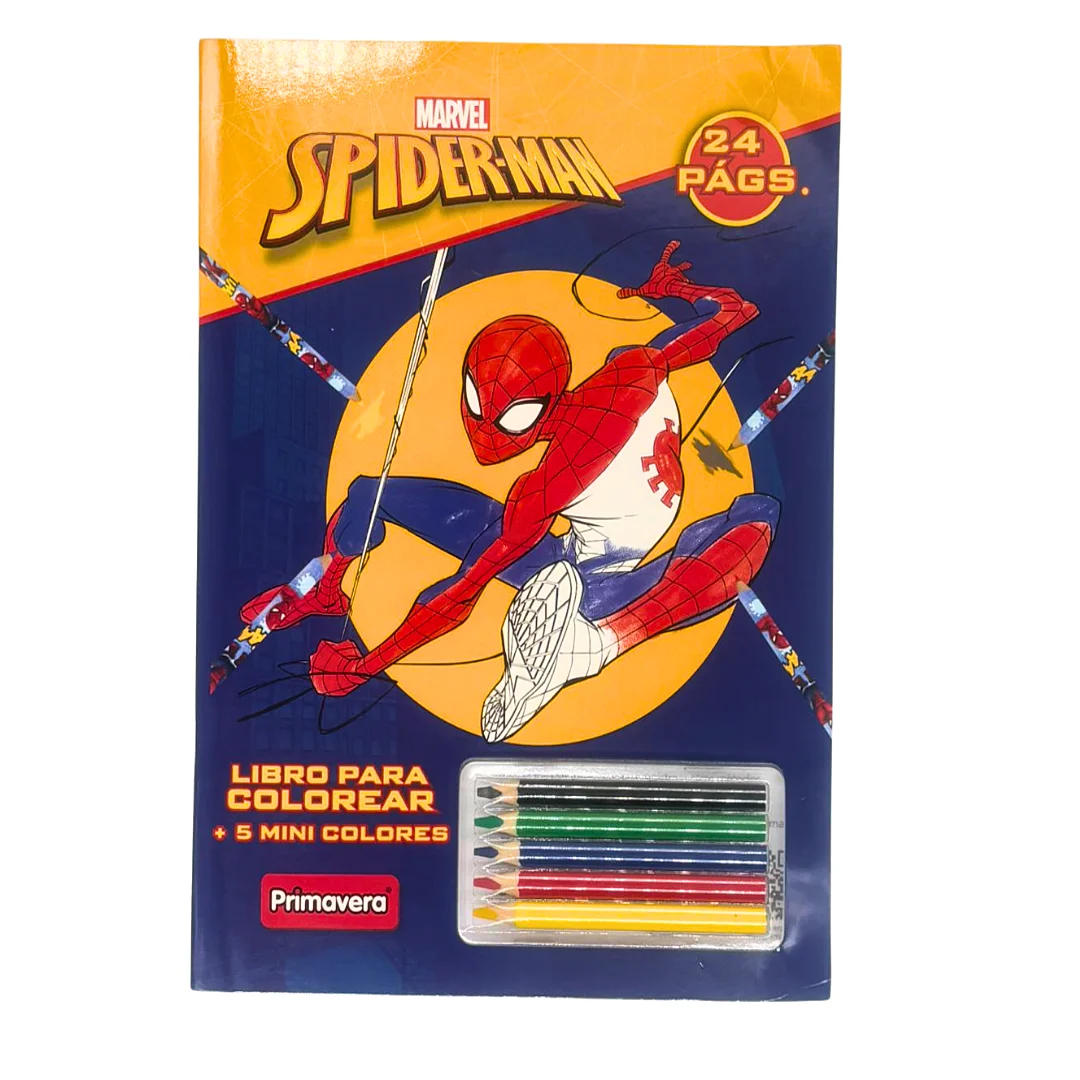 Compra Set Libro para Colorear Spiderman *24 Paginas en Partymax. Bogotá. Imagen #1.