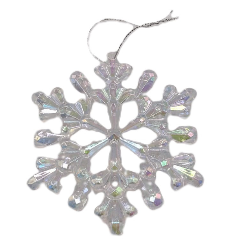 Compra Adorno Navideño Copo de Nieve Tornasol en Partymax. Bogotá. Imagen #1.