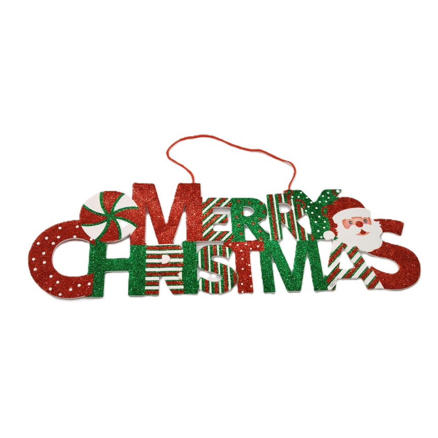 Compra Colgante Navideño Merry Christmas en Partymax. Bogotá. Imagen #1.