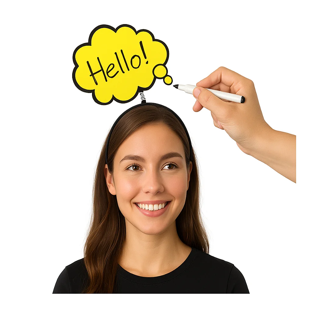 Compra Diadema para Mensaje Neón Con Marcador Borrable *3 Und en Partymax. Bogotá. Imagen #2.