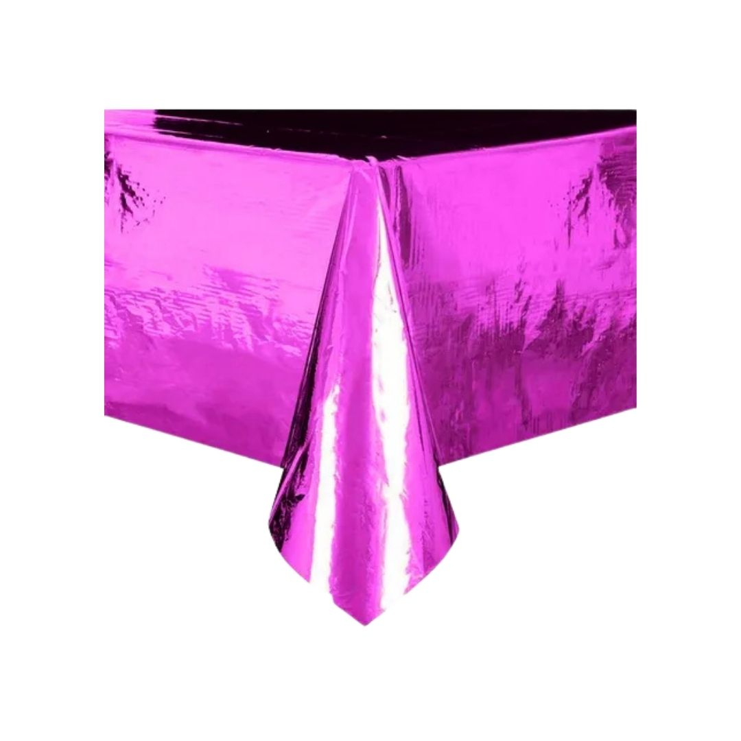 Compra Mantel Plastico Metalizado Fucsia *1.37 Mt en Partymax. Bogotá. Imagen #1.