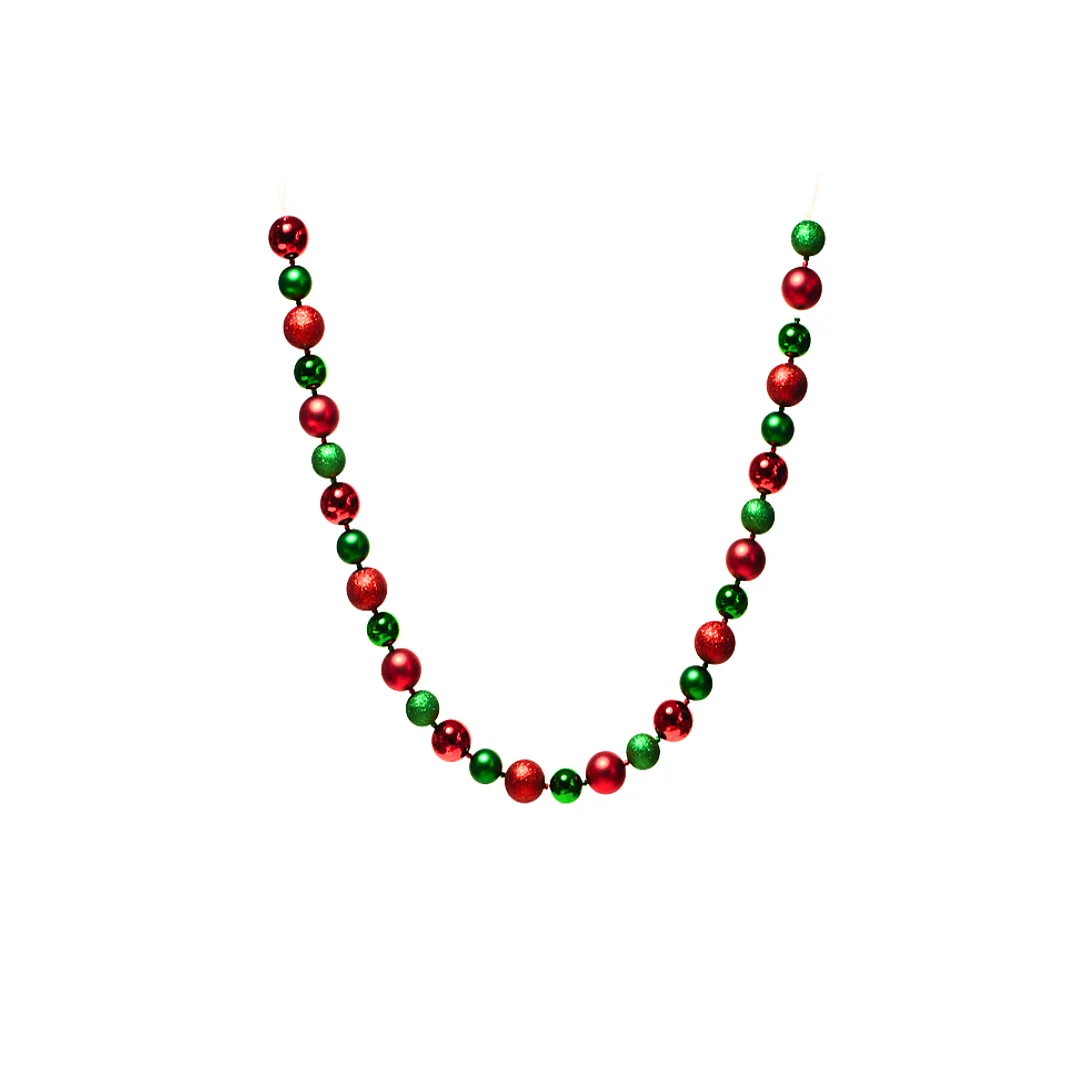 Compra Guirnalda de Esferas Rojo -Verde *1.80Cm en Partymax. Bogotá. Imagen #1.