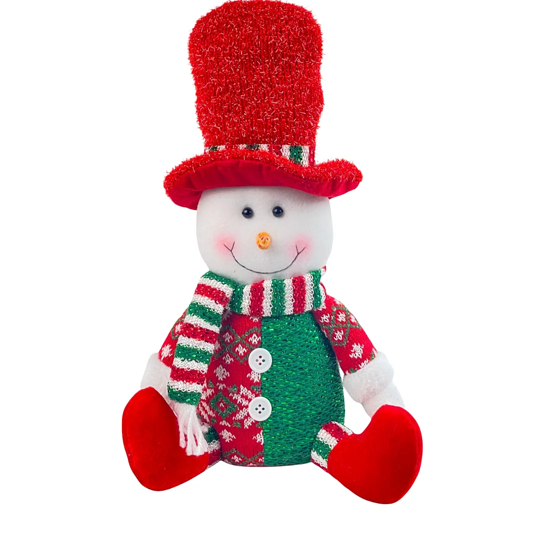 Compra Hombre de Nieve Sentado Rojo -Verde en Partymax. Bogotá. Imagen #1.