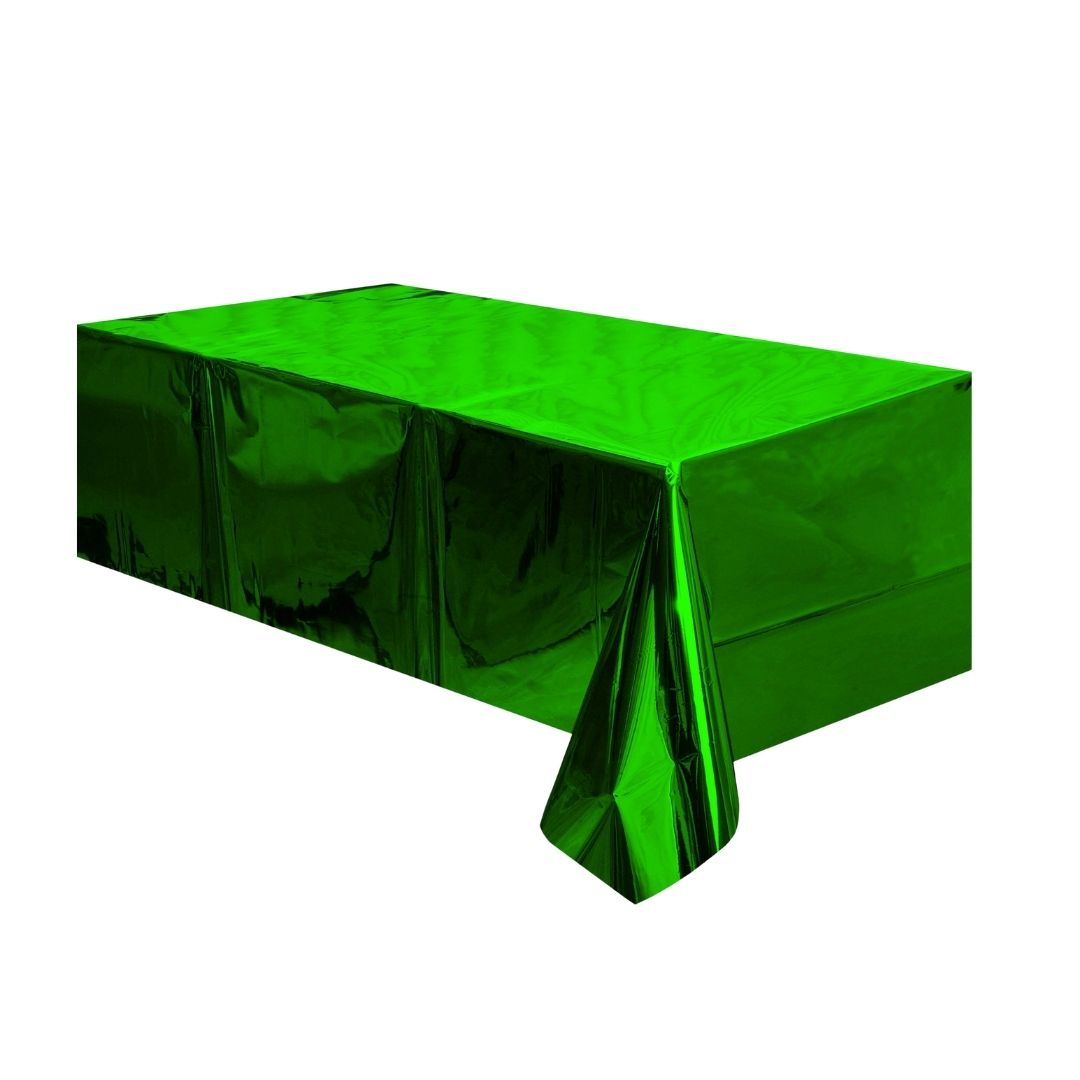 Compra Mantel Plastico Metalizado Verde *1.37 Mt en Partymax. Bogotá. Imagen #1.