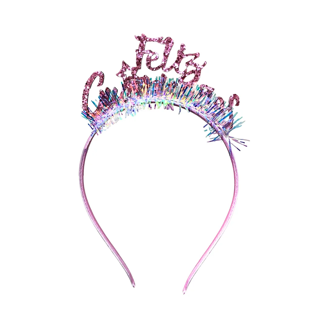 Compra Diadema Feliz Cumpleaños Rosada en Partymax. Bogotá. Imagen #1.