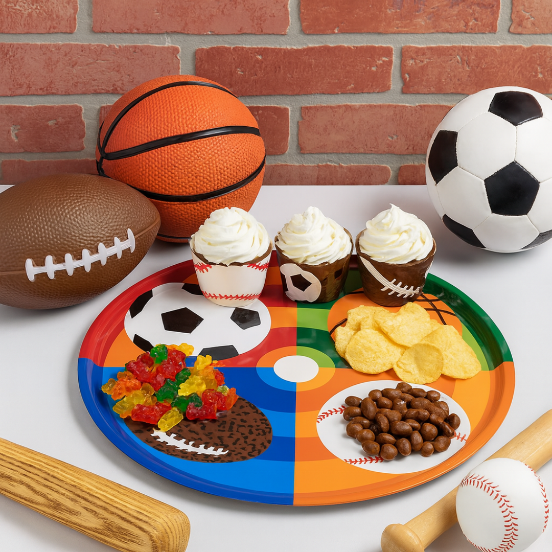 Compra Bandeja Reconda de Deportes 34Cm*34Cm en Partymax. Bogotá. Imagen #2.