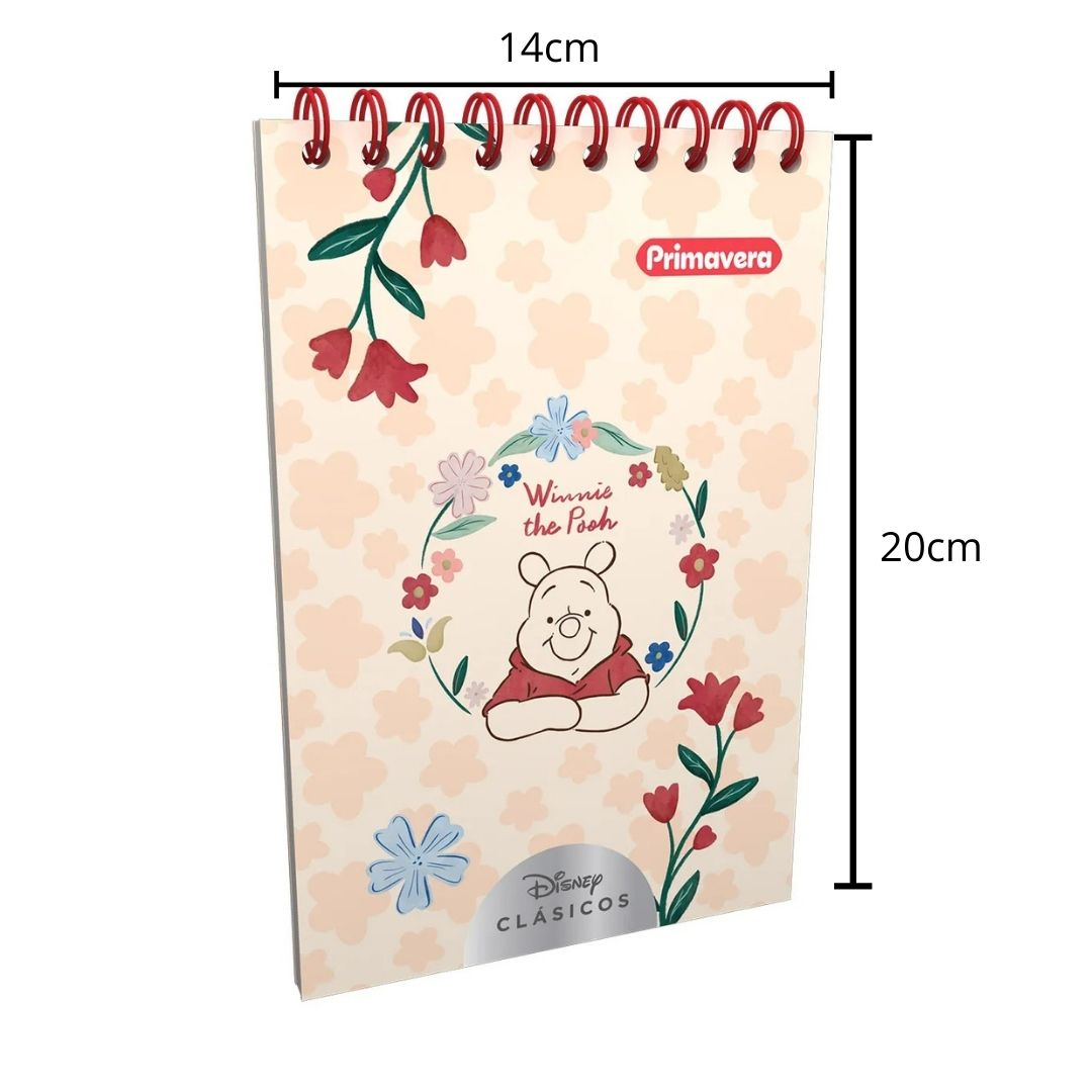 Compra Cuaderno Rayado Argollado Vertical Winnie Pooh *80 Hojas en Partymax. Bogotá. Imagen #2.