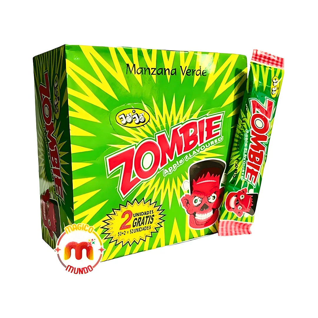 Compra Dulce Jojo Zombie Fruna Apple Display*52 Unidades en Partymax. Bogotá. Imagen #1.