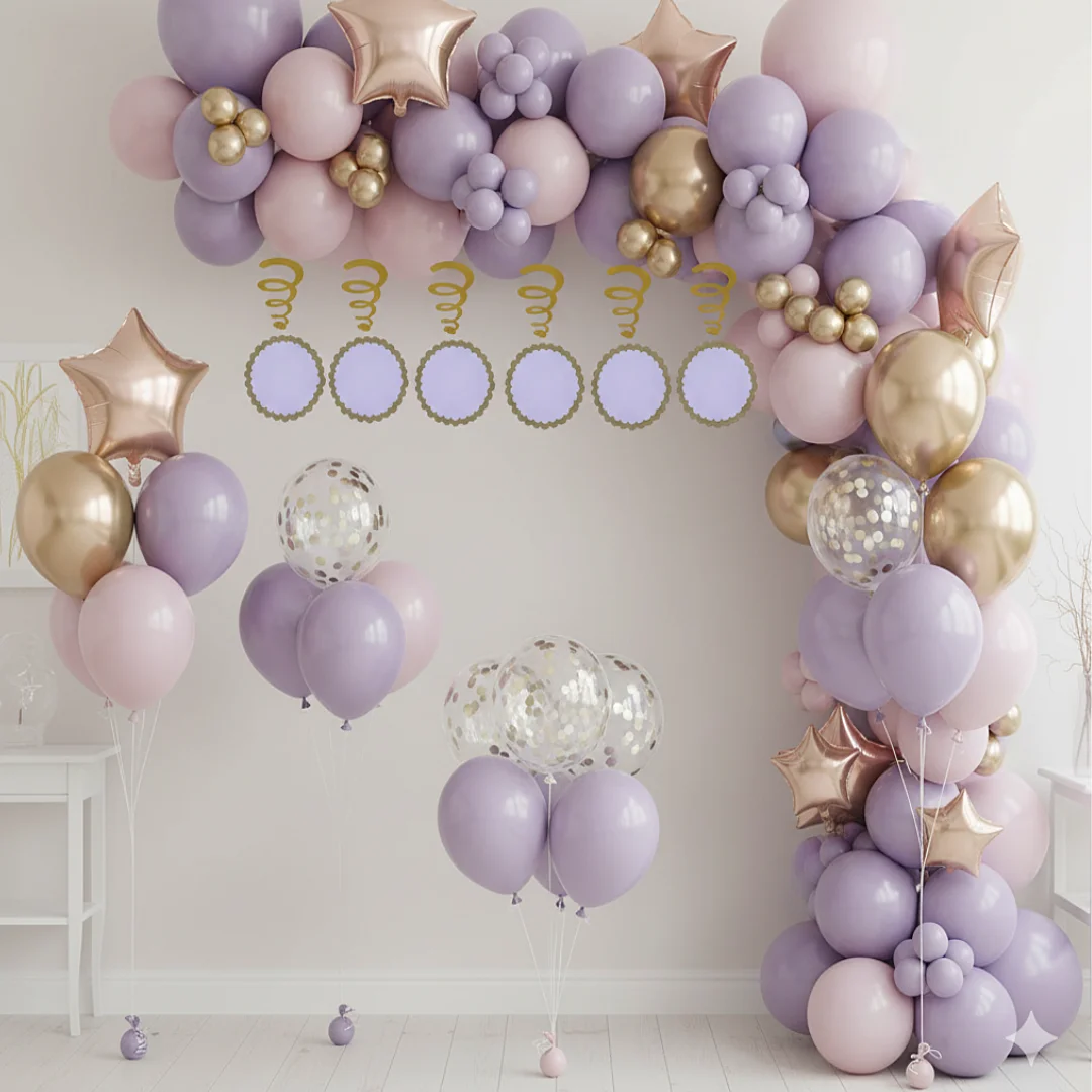 Compra Espiral Lila Pastel * 4 Unidades en Partymax. Bogotá. Imagen #2.