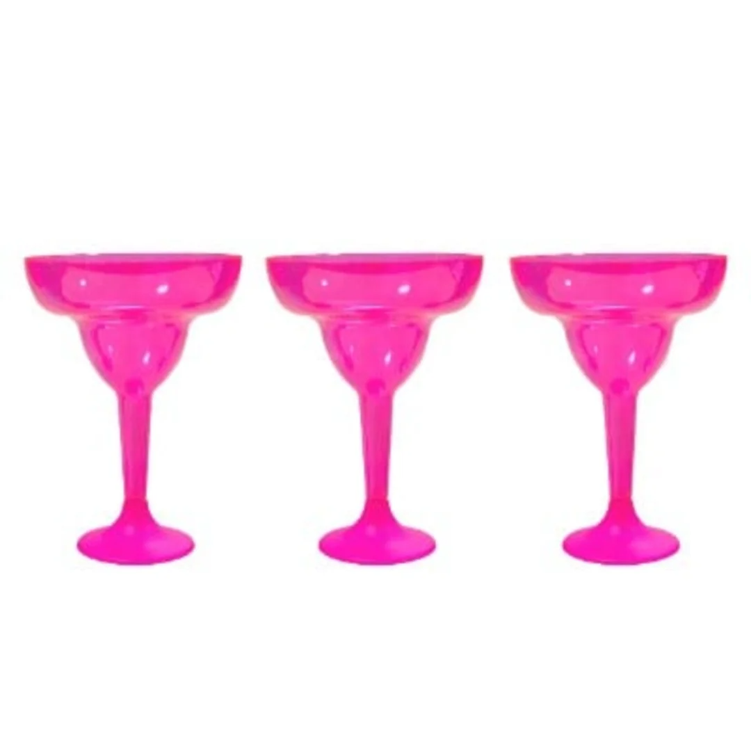 Compra Copas Acrílicas Margarita * 6 Unidades Fucsia en Partymax. Bogotá. Imagen #1.