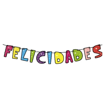 Compra Guirnalda Multicolor Felicidades en Partymax. Bogotá. Imagen #1.