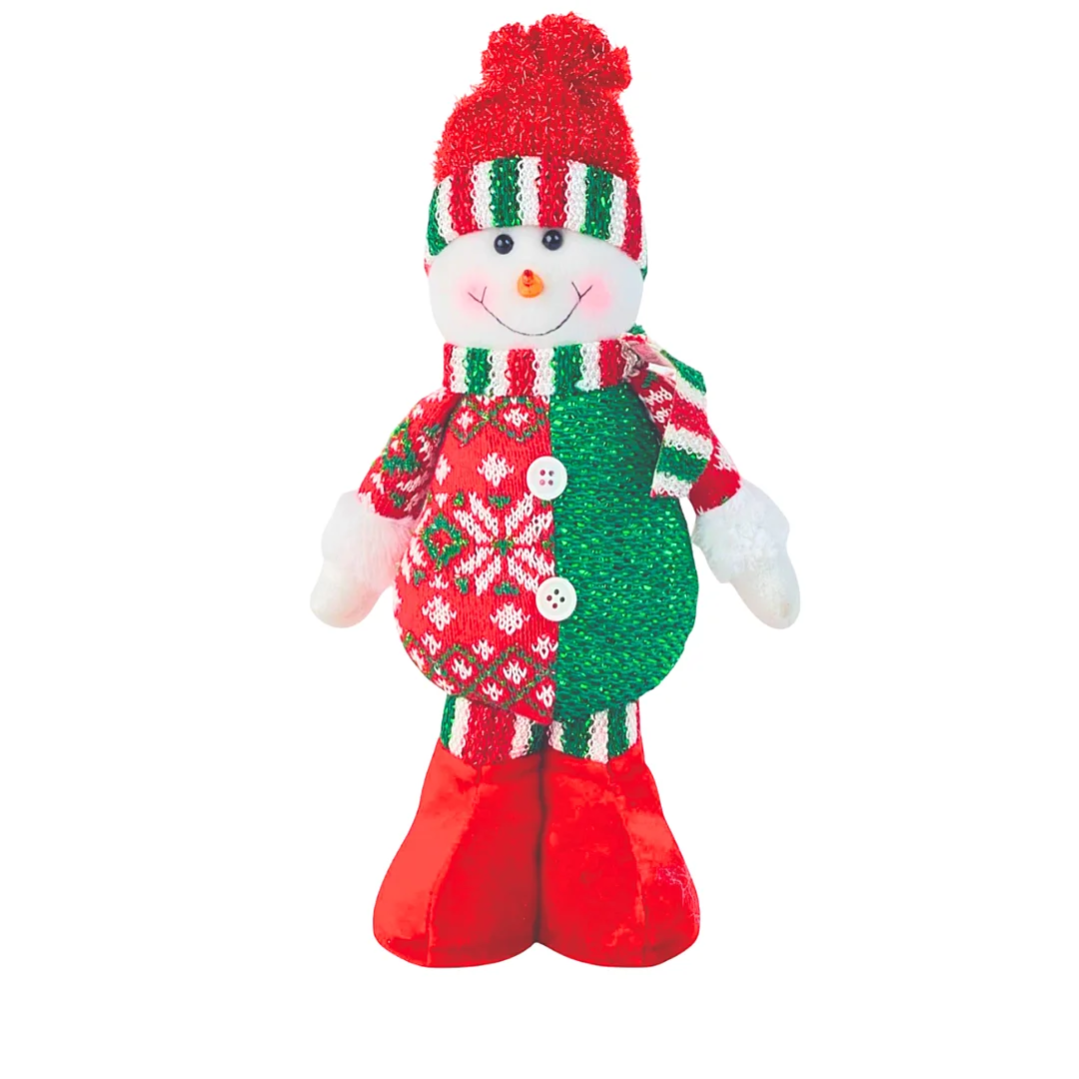 Compra Muñeco de Nieve Parado Rojo -Verde en Partymax. Bogotá. Imagen #1.