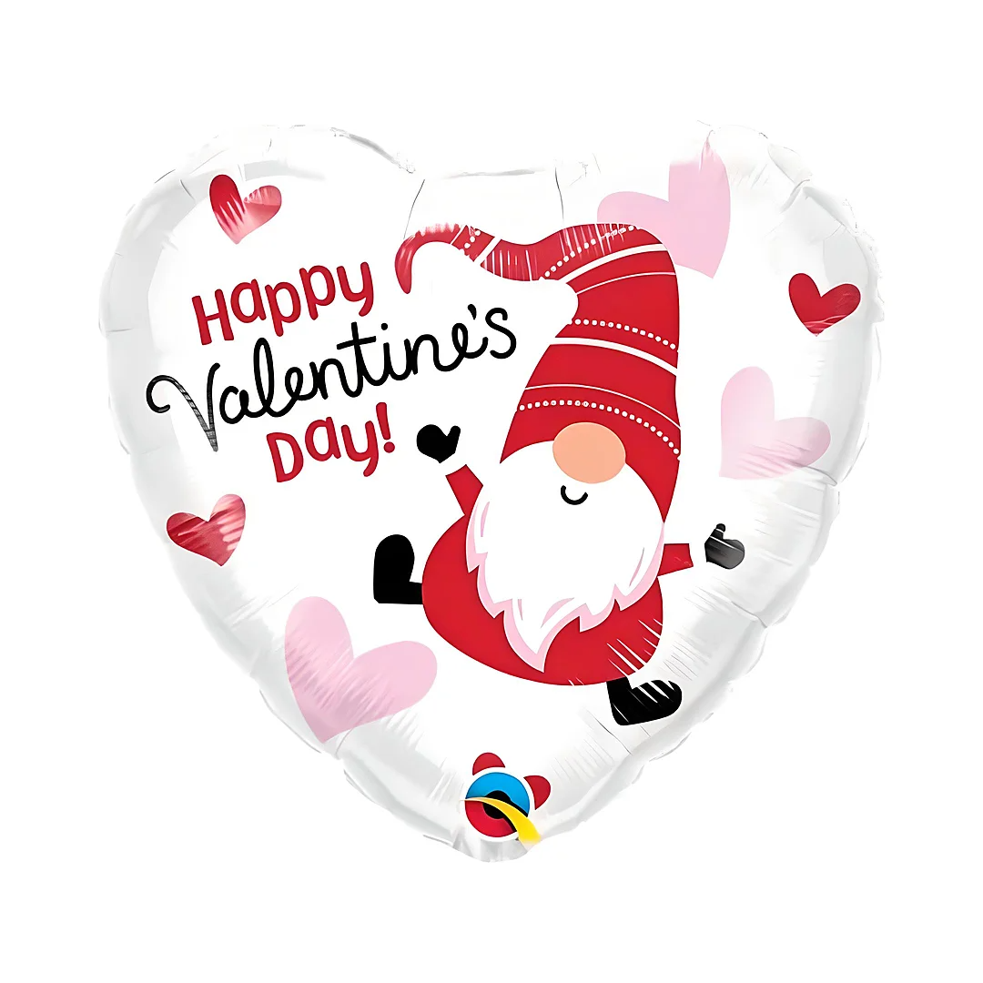 Compra Globo Corazón Happy Valentine'S Con Muñeco Rojo Y Rosado en Partymax. Bogotá. Imagen #1.