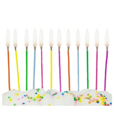 Compra aquí Vela Lisa Neón Cup Cake * 10 Unidades #1