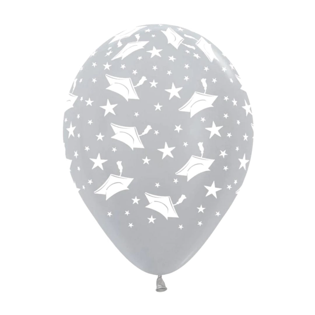 Compra Globo R-12 Satin Grado Plata*12 Unidades en Partymax. Bogotá. Imagen #1.