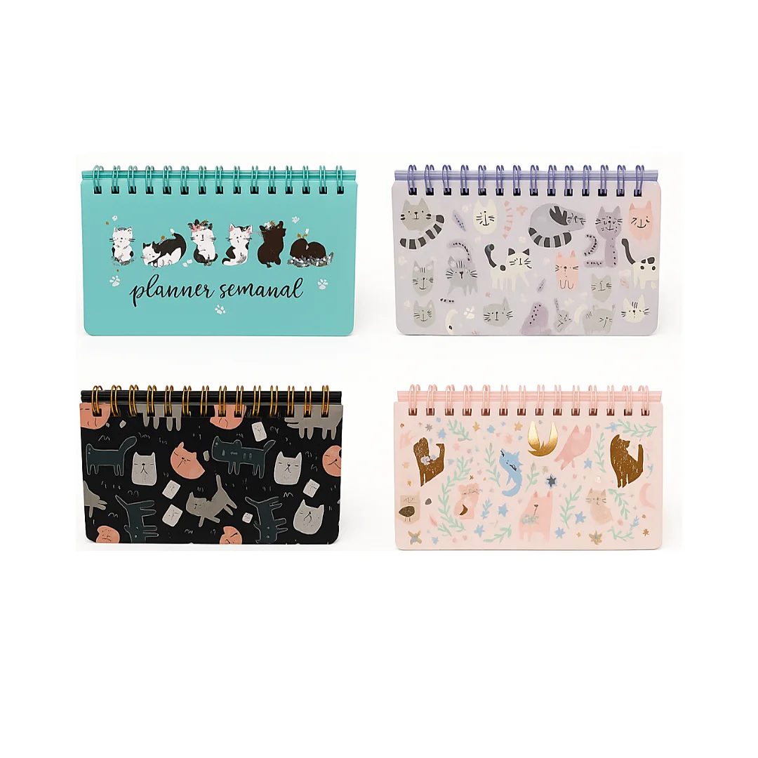 Compra Planeador Argollado Modelo Gato Con Soporte Escritorio en Partymax. Imagen #1