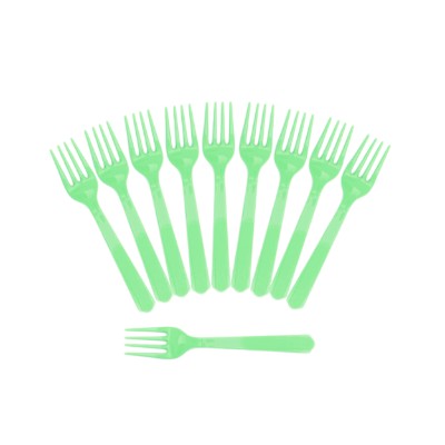 Compra Tenedor Verde Lima * 10 Unidades en Partymax. Bogotá. Imagen #1.