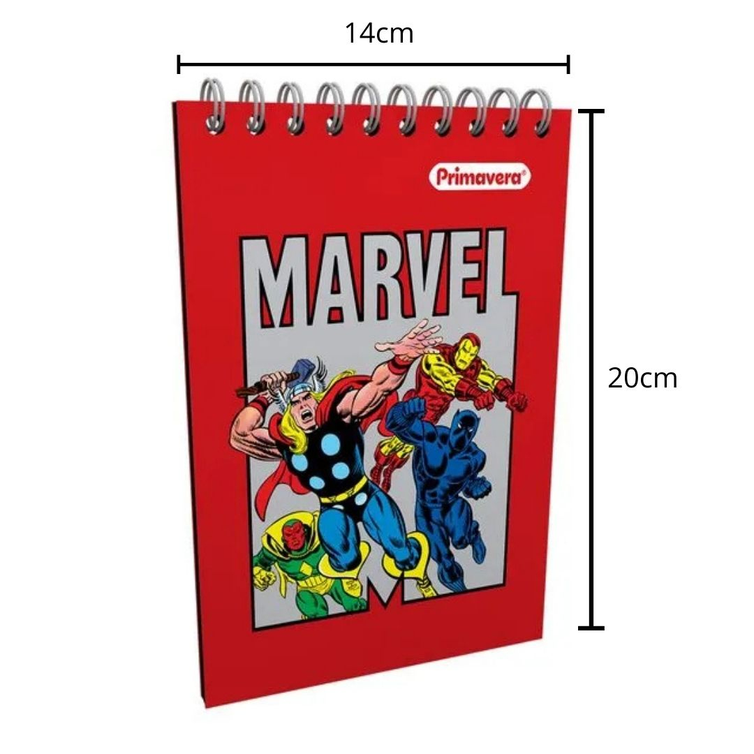 Compra Cuaderno Rayado Argollado Marvel Comic *80 Hojas en Partymax. Bogotá. Imagen #2.