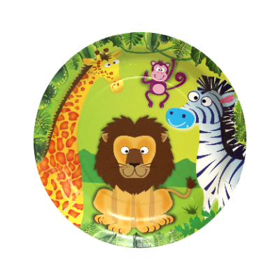 Compra Plato Redondo 6" Safari *10 Unidades en Partymax. Bogotá. Imagen #1.